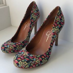 Floral heels
